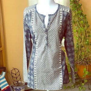 Cotton Modal spandex long sleeve top medium weight